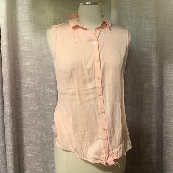 NWT Tom Tailor pink sleeveless blouse - Picture 1 of 8